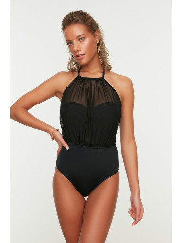 Дамски бански Trendyol Tulle Detailed