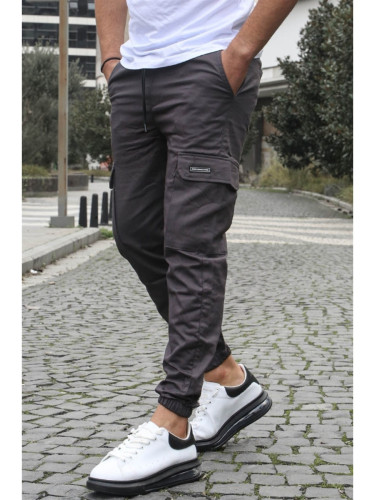 Madmext Smoked Cargo Pocket Jogger Pants 5437