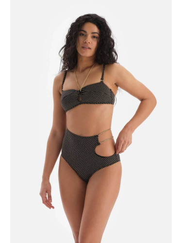 Dagi Черно бикини без презрамки