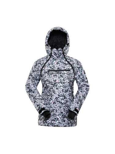 Women's ski jacket with membrane ALPINE PRO GHADA crème pd variant