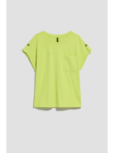 Marisse Women's T-Shirt L-Ts-4086 L.Green