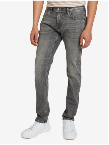 Grey Men's Slim Fit Jeans Tom Tailor Denim - Men's