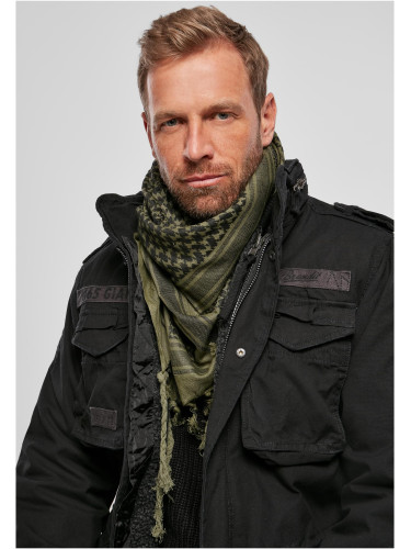 Shemag olive/black scarf