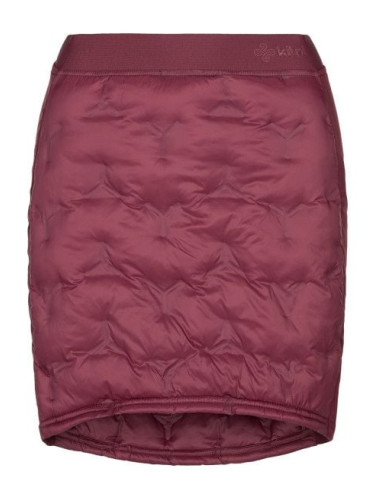 Women's insulated skirt Kilpi LIAN-W dark red