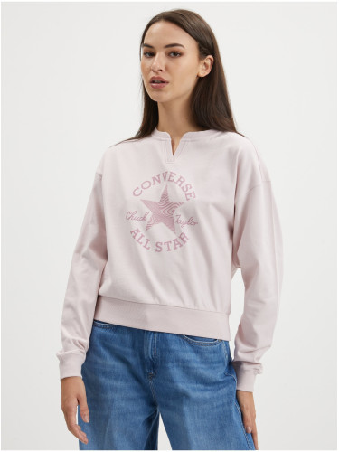 Light pink women's Converse sweatshirt