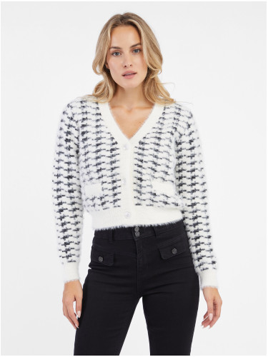 Orsay Black & White Women's Patterned Cardigan - Women's