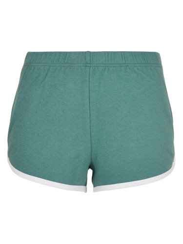 Women's Organic Interlock Retro Hotpants Faded/White