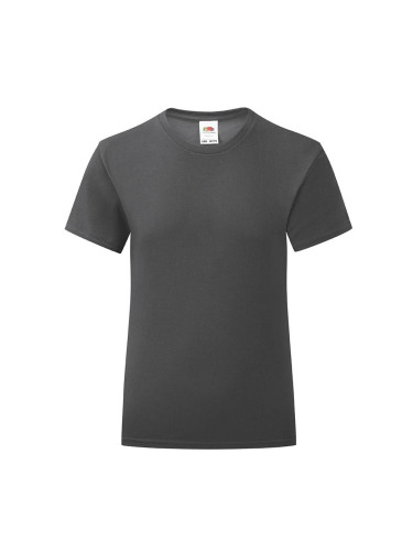Iconic Fruit of the Loom Graphite T-shirt