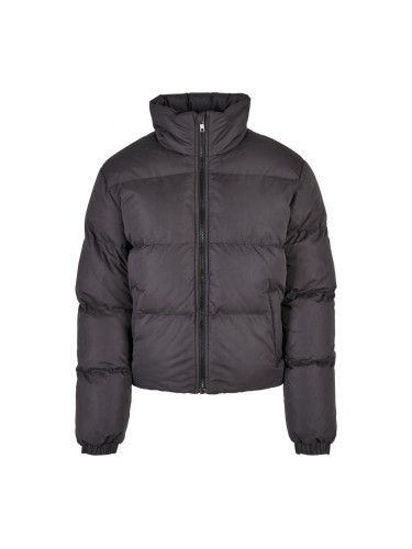 Women's Peached Puffer Jacket Black