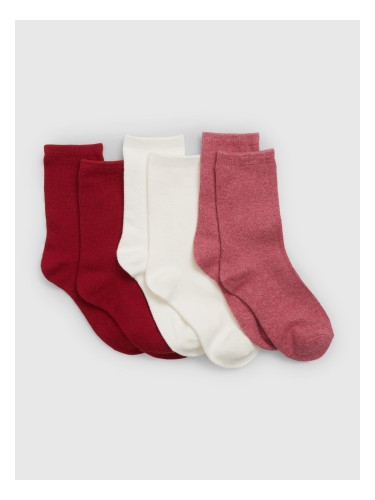 GAP Kids' High Socks, 3pcs - Girls