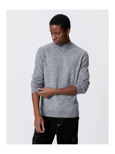 Koton Basic Knitwear Sweater Half Turtleneck Slim Cut