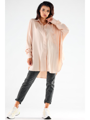 Awama Woman's Shirt A528 Beige