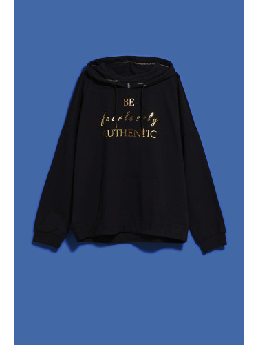 Marisse Women's Sweatshirt L-Bl-4008 Black