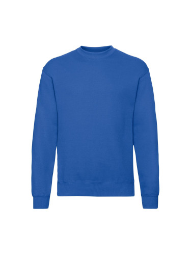 Men's Blue Sweatshirt Set-in Sweat Fruit of the Loom