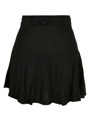 Women's viscose miniskirt black