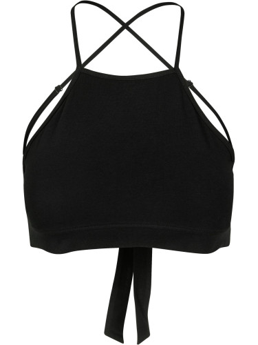 Women's triangle top black