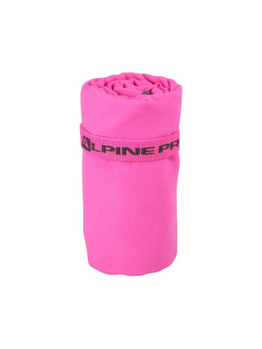 Quick drying towel 50x100cm ALPINE PRO TOWELE pink glo