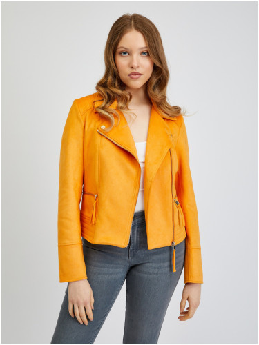 Orsay Orange Women's Leatherette Jacket in Suede - Women