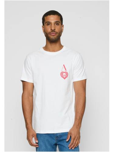 Skull Heart Tee White