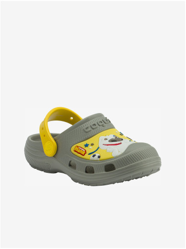 Yellow-gray children's slippers Coqui Maxi Talking Tom And Friends