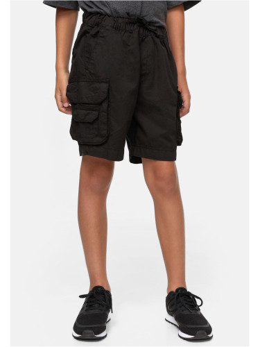 Boys' Double Pocket Cargo Shorts Black