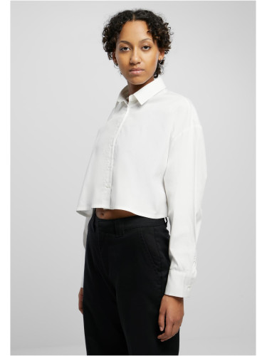 Women's oversized blouse in white
