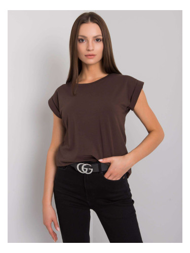 Дамска тениска. Fashionhunters Brown