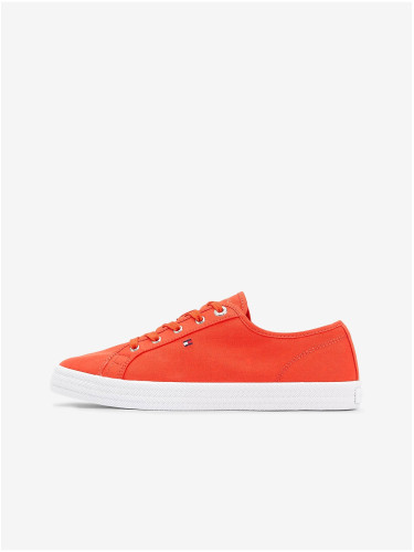 Orange women's sneakers Tommy Hilfiger