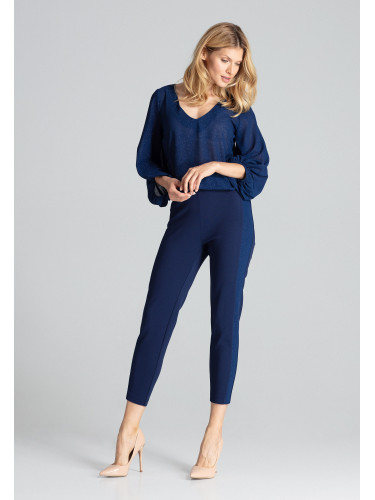 Figl Woman's Pants M689 Navy Blue