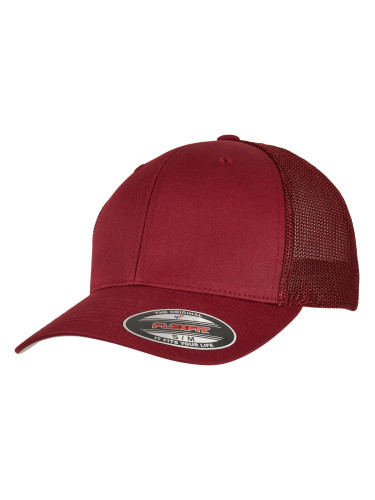 Mesh Trucker Cranberry Cap