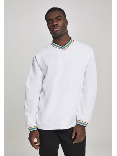Warm Up Pull Over wht/multicolor