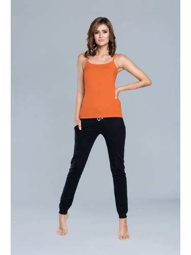 Ibiza T-shirt with narrow straps - orange