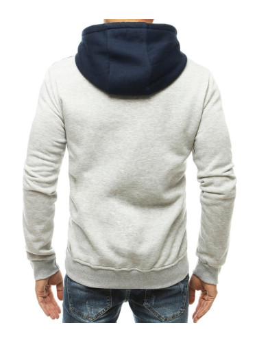 Men's light grey hoodie BX4548