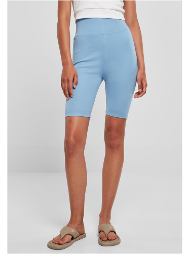 Women's high-waisted cycling shorts horizontblue