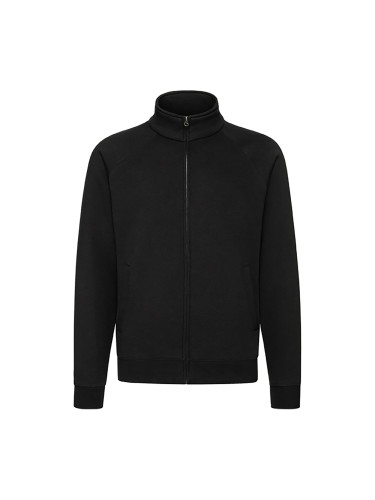 Black Men's Sweat Jacket Fruit of the Loom