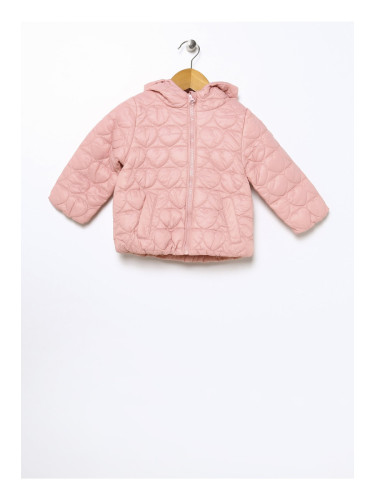 Koton Pink Baby Coat 3wmg20002aw