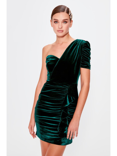 Дамска рокля. Trendyol Velvet