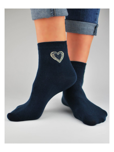 NOVITI Woman's Socks SB027-W-01 Navy Blue