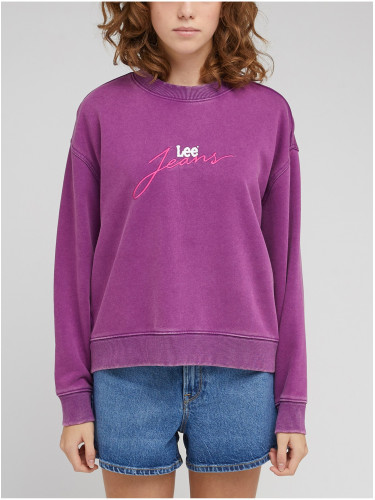 Purple Womens Sweatshirt Lee - Women