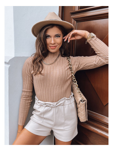 Sweter damski golf OASIS kamelowy Dstreet