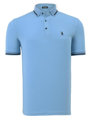 Мъжка поло тениска. dewberry