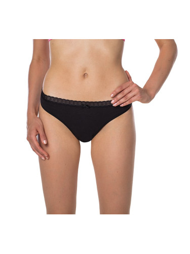 Bellinda 
FANCY COTTON MINISLIP - Women's panties with lace trim - black