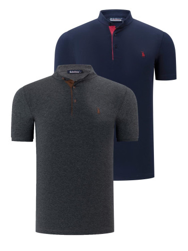 Мъжка поло тениска. dewberry