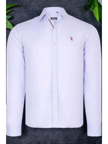 G674 DEWBERRY MEN'S SHIRT-OPEN LILAC