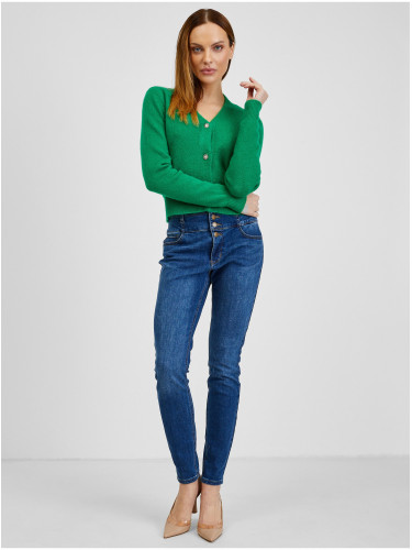 Orsay Green Women's Cardigan with Wool - Women's