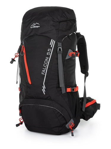Red-black hiking backpack 55 l LOAP Falcon 55