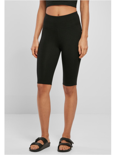 Women's Organic Stretch Jersey Cycling Shorts Black