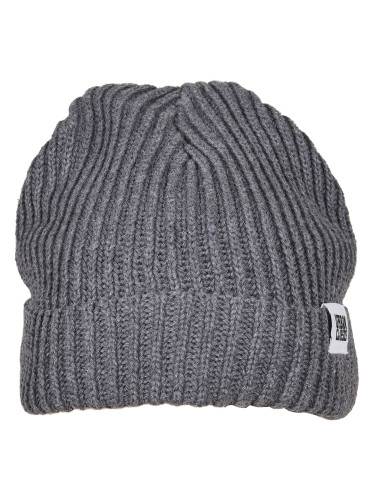 Fisherman Beanie Hat - Grey