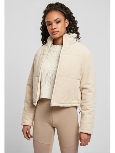 Women's corduroy jacket white sand