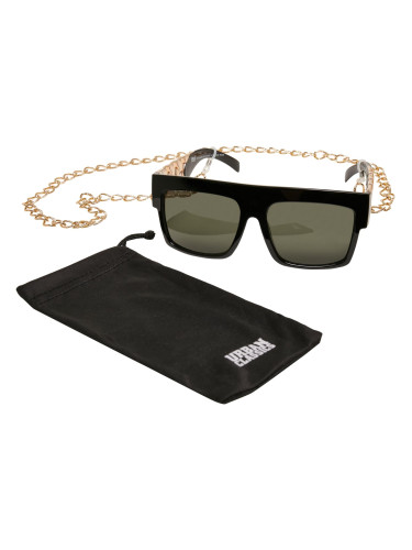 Zakynthos Sunglasses with Chain - Black